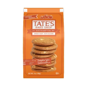 Tate's Bake Shop Pumpkin Spice Cookies with White Chocolate Chips, Limited Edition, 7 oz