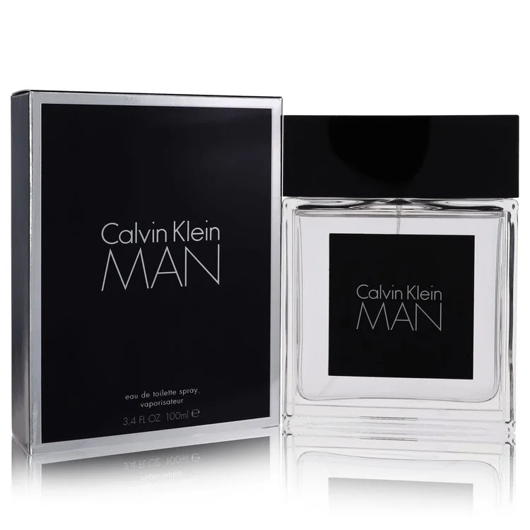 Calvin Klein Man Eau de Toilette Spray for Men, 3.4 oz – Bold, Woody & Spicy Fragrance