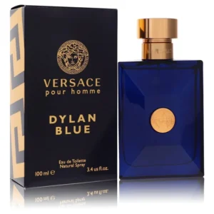 Versace Pour Homme Dylan Blue Eau de Toilette – 3.4 oz | Bold, Fresh & Sensual Fragrance for Men