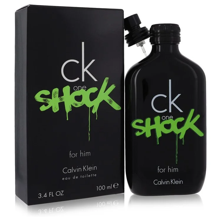CK One Shock by Calvin Klein, 3.4 oz EDT Spray for Men