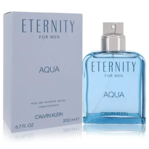 Eternity Aqua by Calvin Klein, 6.7 oz EDT Spray for Men