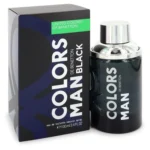 Benetton Colors Black Eau de Toilette for Men – 3.4 oz | Bold & Sophisticated Fragrance